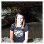 Lindsey  at the Limestone cave